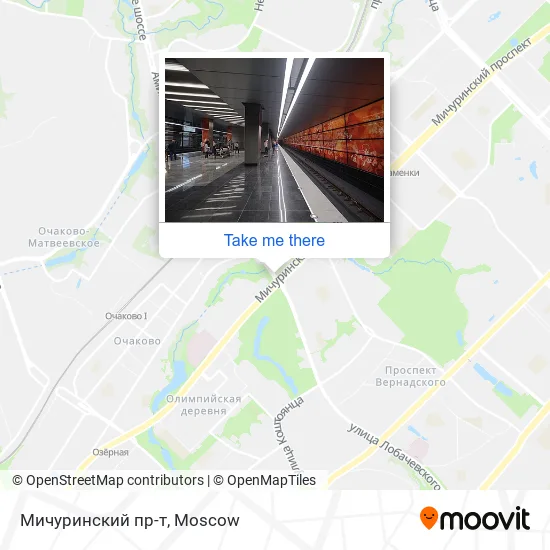 Мичуринский пр-т map