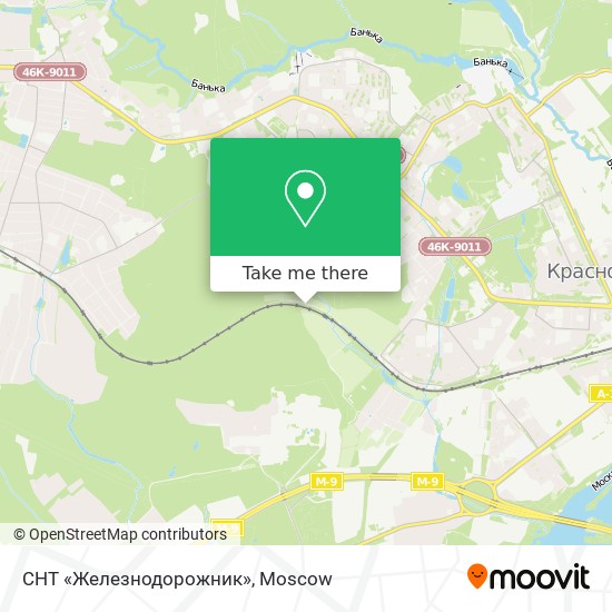 СНТ «Железнодорожник» map