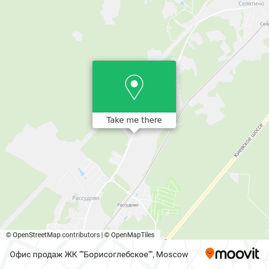 Офис продаж ЖК ""Борисоглебское"" map