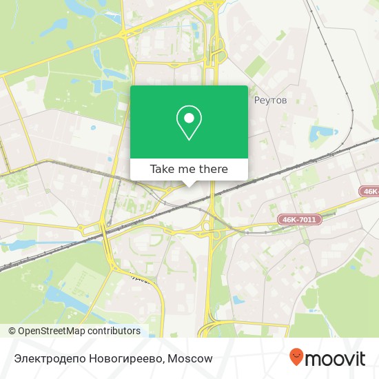 Электродепо Новогиреево map