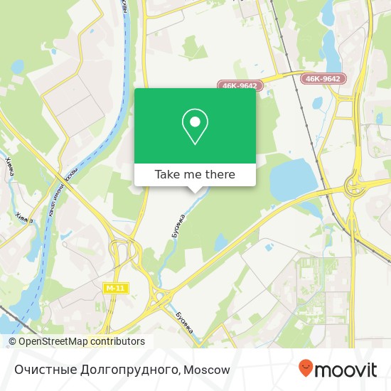 Очистные Долгопрудного map