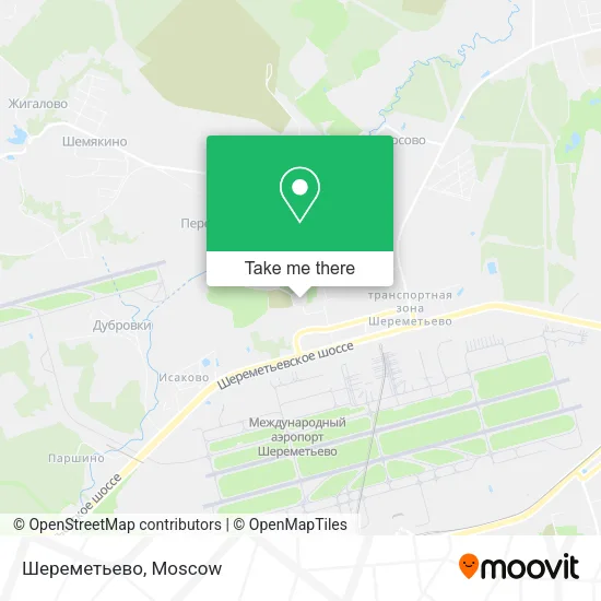 Шереметьево map