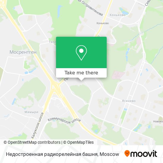 Недостроенная радиорелейная башня map