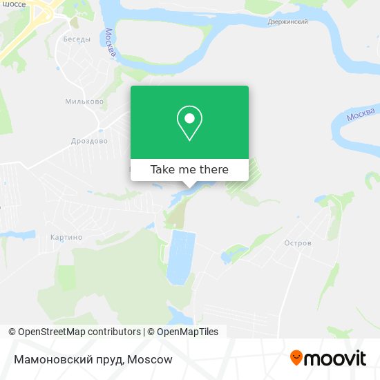 Мамоновский пруд map