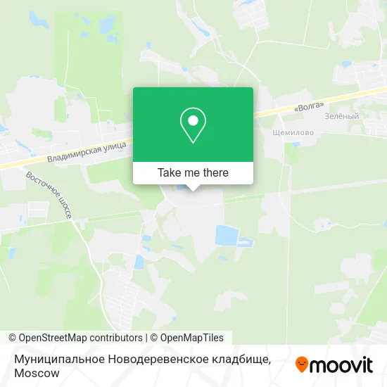 Муниципальное Новодеревенское кладбище map