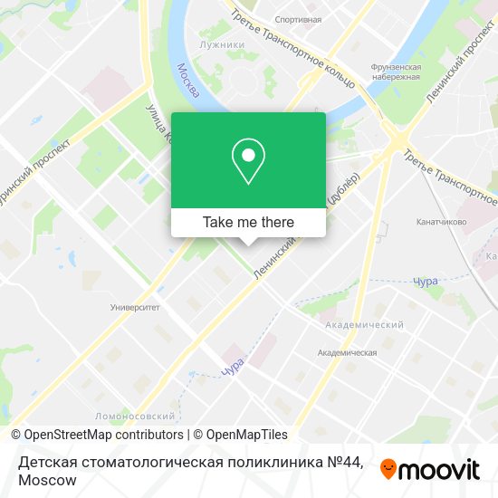 Детская стоматологическая поликлиника №44 map