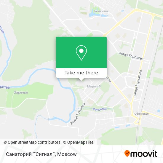 Санаторий ""Сигнал"" map