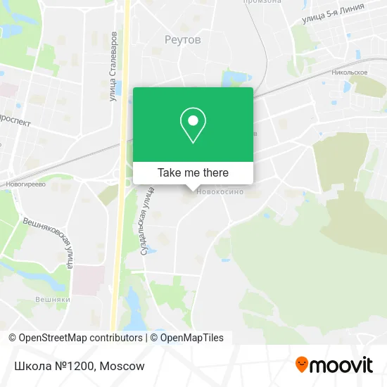 Школа №1200 map