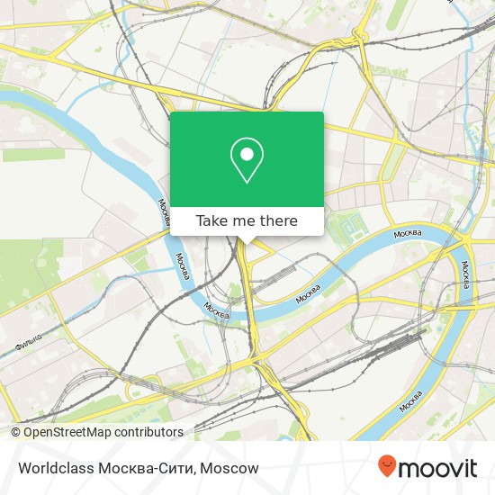 Worldclass Москва-Сити map