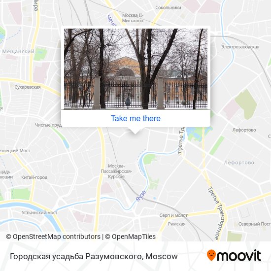 Городская усадьба Разумовского map