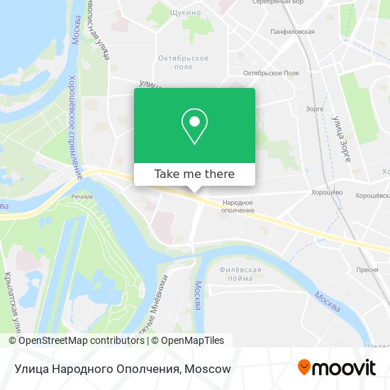 Улица Народного Ополчения map