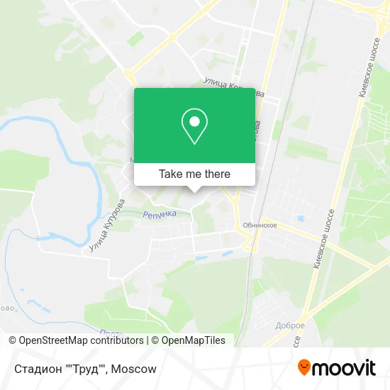 Стадион ""Труд"" map