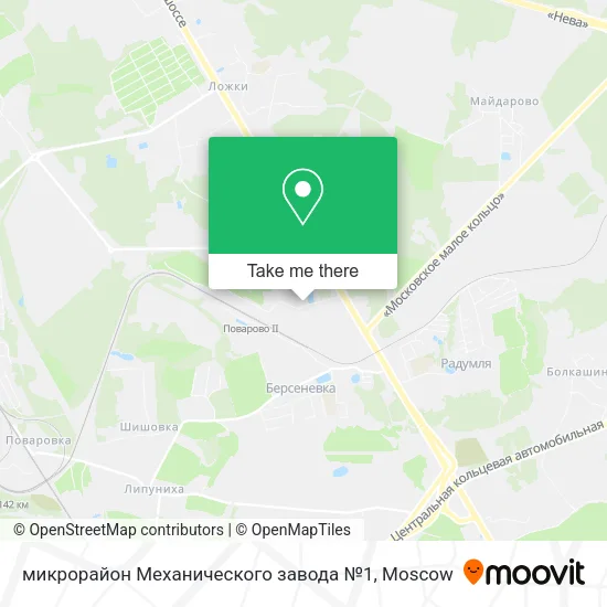 микрорайон Механического завода №1 map