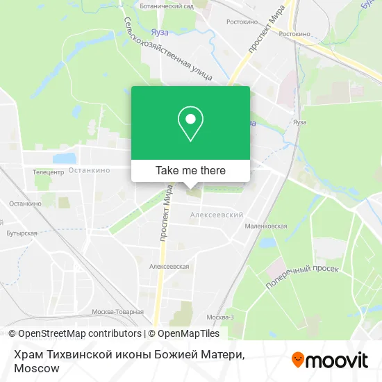 Храм Тихвинской иконы Божией Матери map