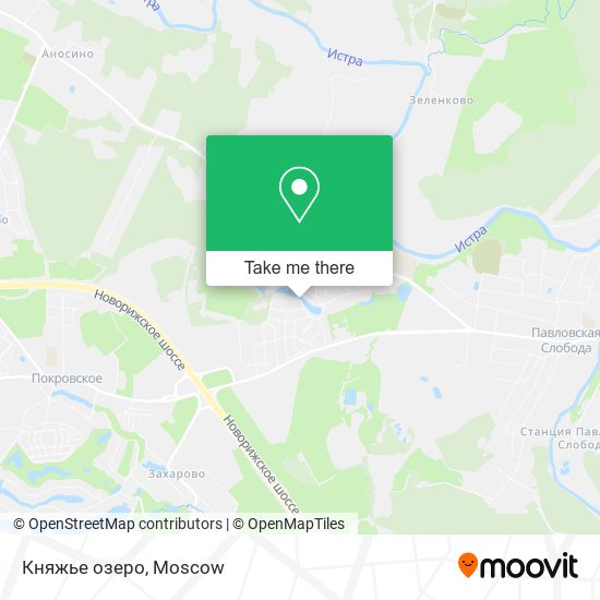 Княжье озеро map