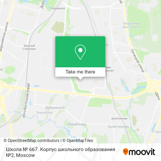 Школа № 667. Корпус школьного образования №2 map