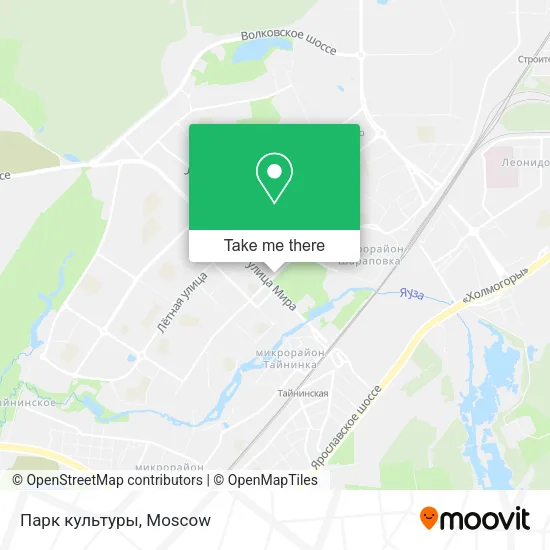 Парк культуры map