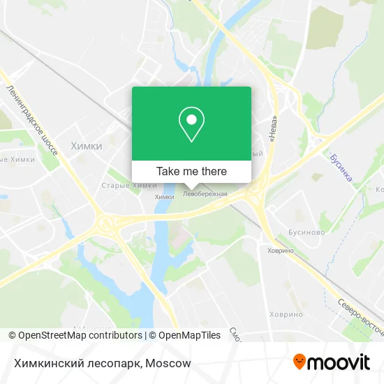 Химкинский лесопарк map