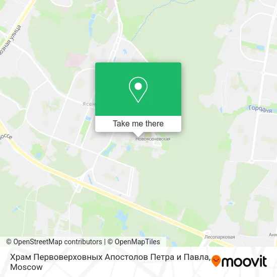 Храм Первоверховных Апостолов Петра и Павла map