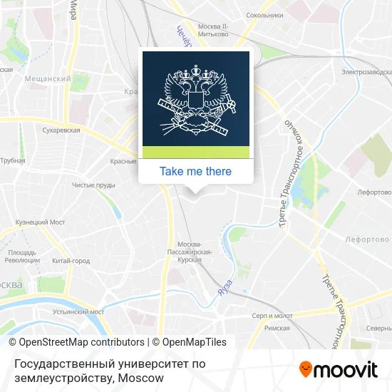 Государственный университет по землеустройству map