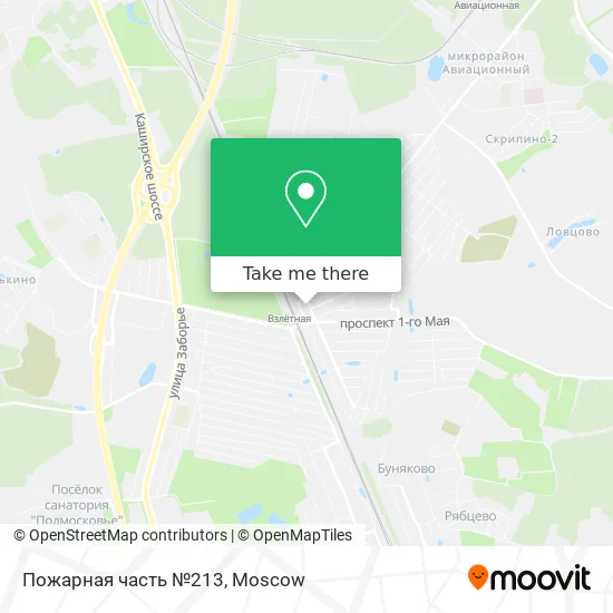 Пожарная часть №213 map