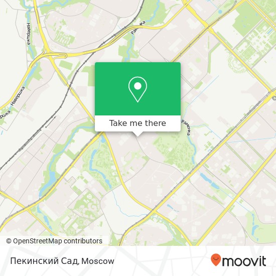 Пекинский Сад map