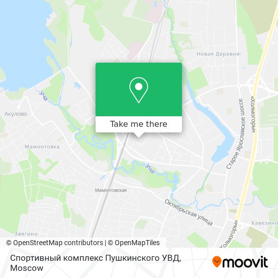 Спортивный комплекс Пушкинского УВД map