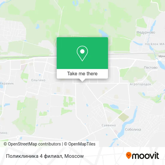 Поликлиника 4 филиал map