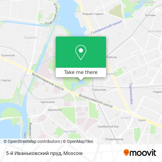 5-й Иваньковский пруд map