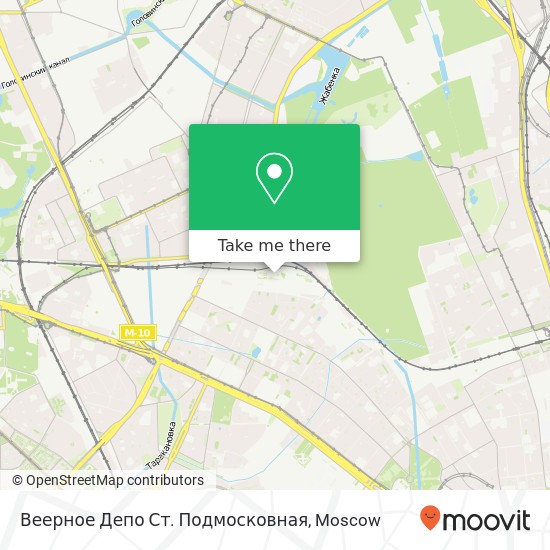 Веерное Депо Ст. Подмосковная map