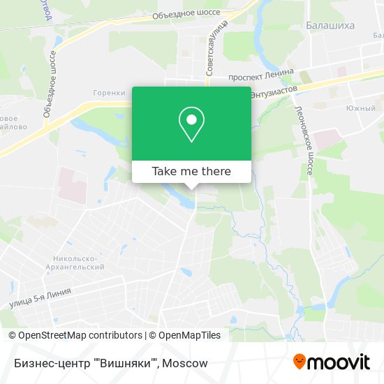 Бизнес-центр ""Вишняки"" map