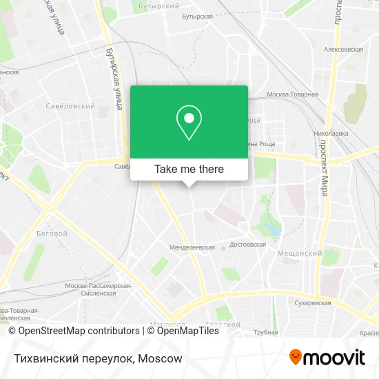 Тихвинский переулок map