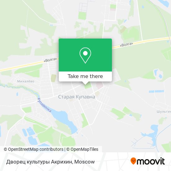 Дворец культуры Акрихин map