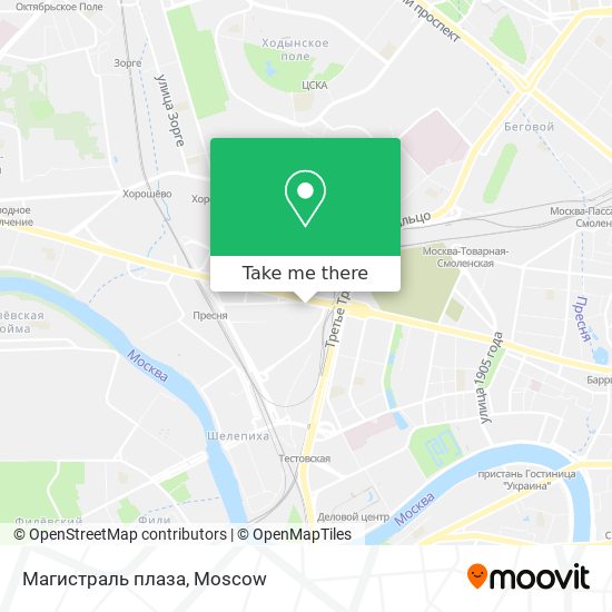 Магистраль плаза map