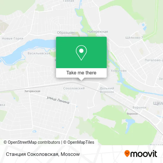 Станция Соколовская map