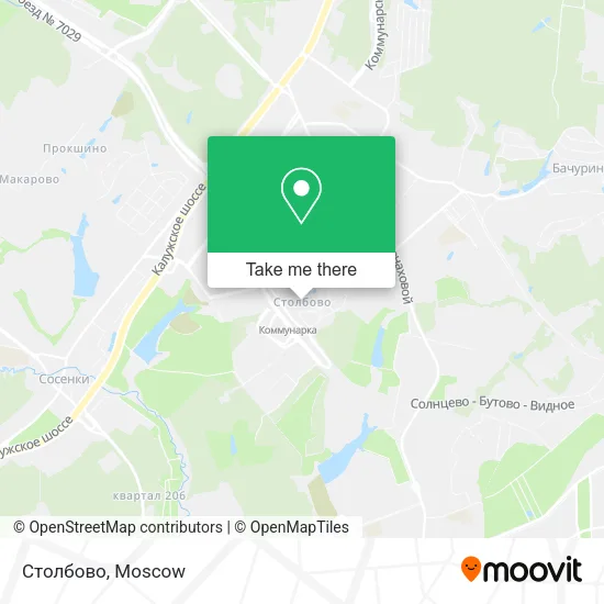 Столбово map