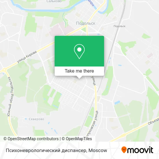 Психоневрологический диспансер map