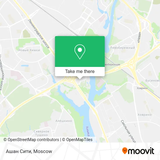 Ашан Сити map