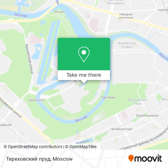 Тереховский пруд map