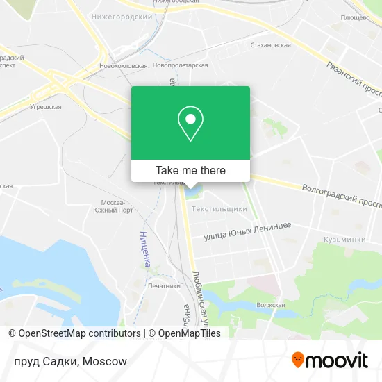 пруд Садки map