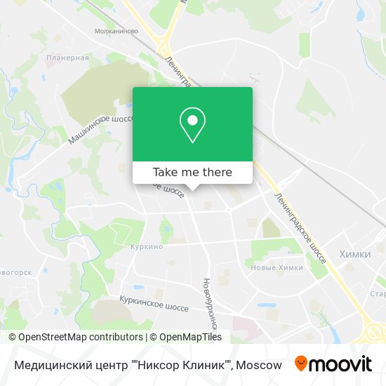 Медицинский центр ""Никсор Клиник"" map