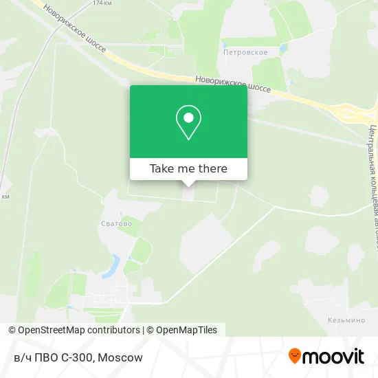 в/ч ПВО С-300 map