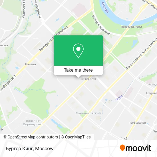 Бургер Кинг map