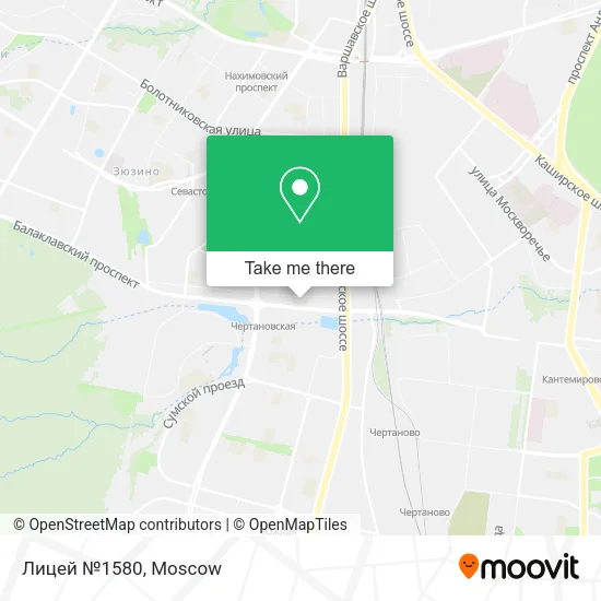 Лицей №1580 map