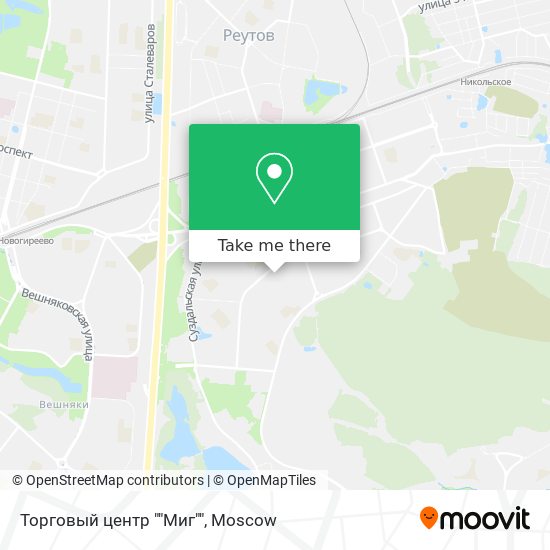 Торговый центр ""Миг"" map
