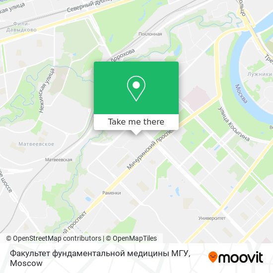 Факультет фундаментальной медицины МГУ map