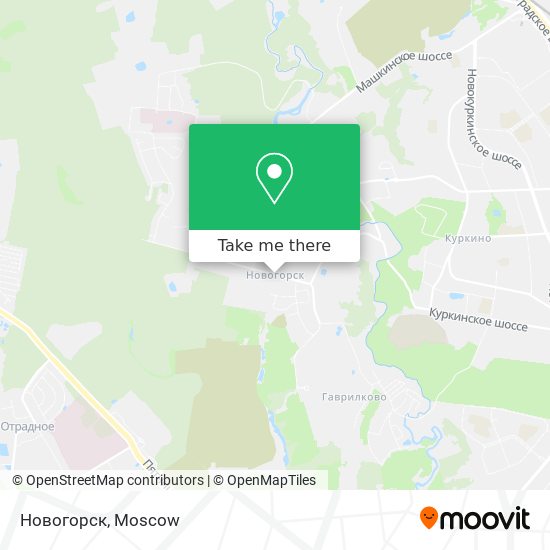 Новогорск map