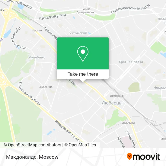 Макдоналдс map