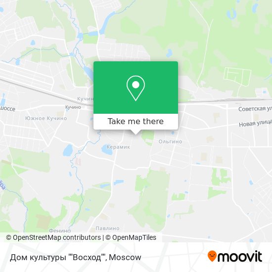 Дом культуры ""Восход"" map