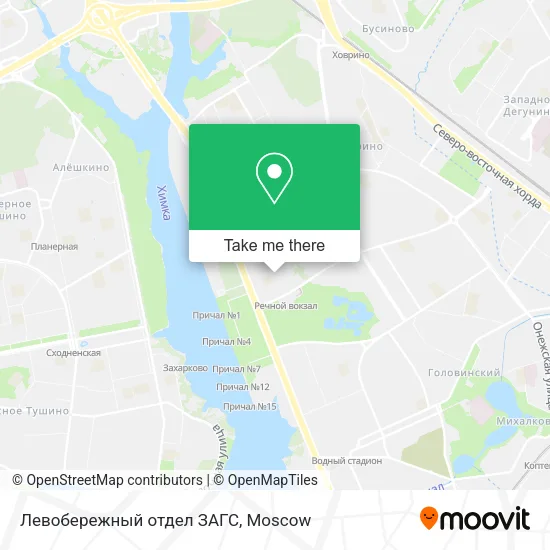 Левобережный отдел ЗАГС map